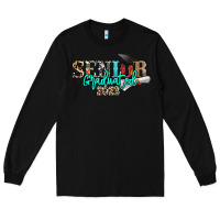 Black senior graduated 2023 Long Sleeve Tee - NancyCooperArtShop