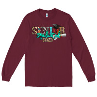 Burgundy senior graduated 2023 Long Sleeve Tee - NancyCooperArtShop