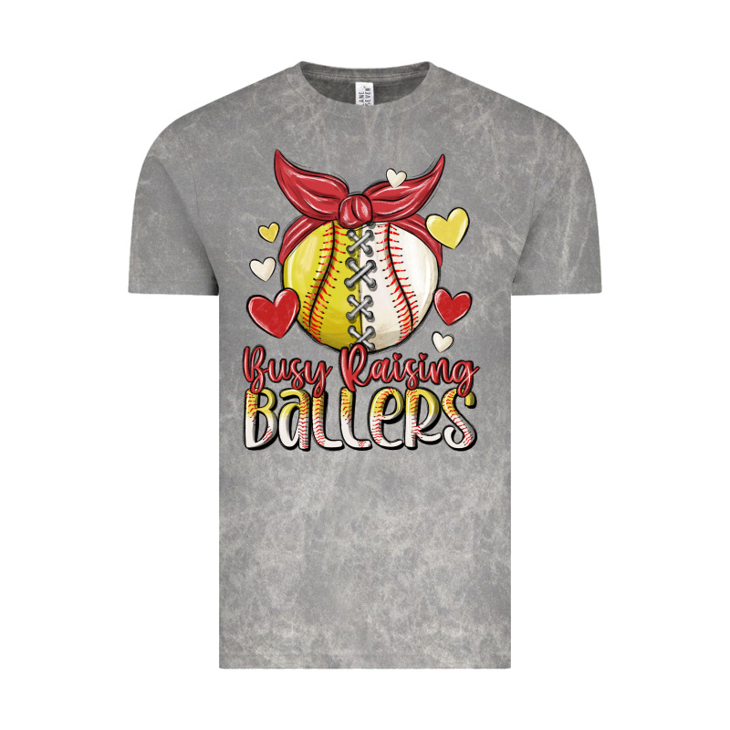 Busy Raising Ballers Vintage Tee by MaliasSmallBusiness | Teevron