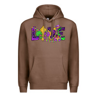 Chestnut mardi gras love Premium Hoodie - JahusDesignShop