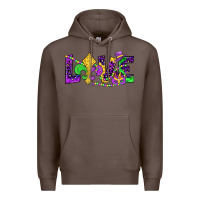Coffee mardi gras love Premium Hoodie - JahusDesignShop