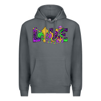 Rock mardi gras love Premium Hoodie - JahusDesignShop