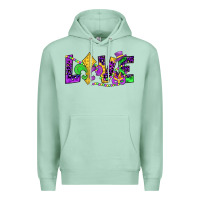 Seafoam mardi gras love Premium Hoodie - JahusDesignShop