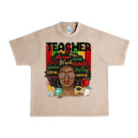 French Oak black woman teacher Urban Heavy Tee - MaliasSmallBusiness