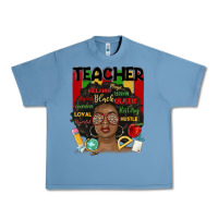 Pebble Blue black woman teacher Urban Heavy Tee - MaliasSmallBusiness