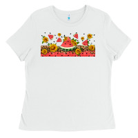 White watermelon libbey cup Ladies Tee - HRA Design Shop