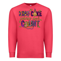 Cardinal King cake calories don't count Premium Sweatshirt - HowdyJamesFarm