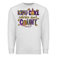 Oatmeal Heather King cake calories don't count Premium Sweatshirt - HowdyJamesFarm