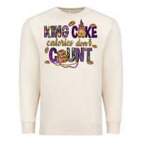 Sandshell King cake calories don't count Premium Sweatshirt - HowdyJamesFarm
