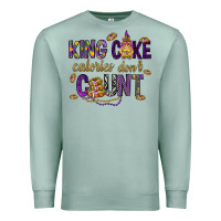 Seafoam King cake calories don't count Premium Sweatshirt - HowdyJamesFarm