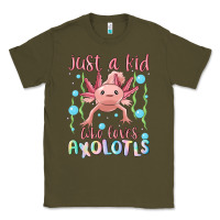 Just A Kid Who Loves Axolotls Classic Tee | Teevron