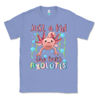 Colony Blue just a kid who loves axolotls Classic Tee - MaliasSmallBusiness