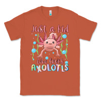 Copper just a kid who loves axolotls Classic Tee - MaliasSmallBusiness
