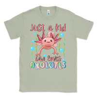 Matcha just a kid who loves axolotls Classic Tee - MaliasSmallBusiness