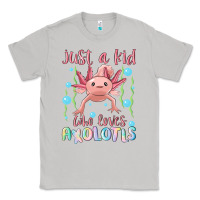 Moon Dust just a kid who loves axolotls Classic Tee - MaliasSmallBusiness