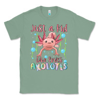 Sage just a kid who loves axolotls Classic Tee - MaliasSmallBusiness