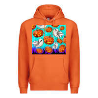 Carrot halloween pumpkins with ghosts Premium Hoodie - TumblerDesignByShophia