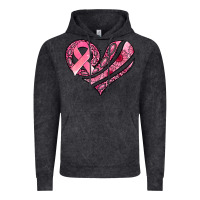Vintage Black breast cancer awareness heart Vintage Hoodie - Jasminsmagicworld