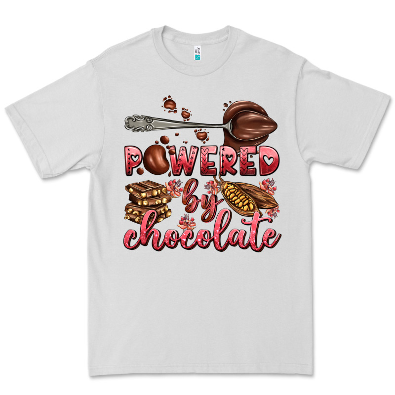 Powered By Chocolate Premium Tee by AdoDesignShop | Teevron