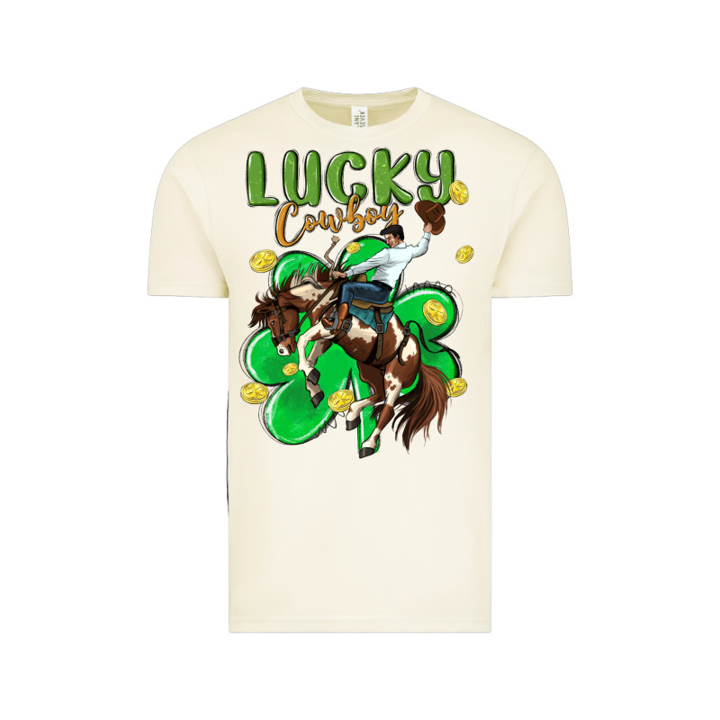 Lucky Cowboy Vintage Tee by MaliasSmallBusiness | Teevron