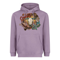 Lavender Cowboy wild and free western Heavyweight Hoodie - HowdyJamesFarm