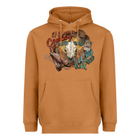 Cowboy Wild And Free Western Heavyweight Hoodie | Teevron