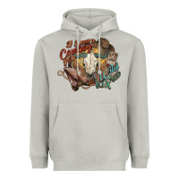 Moon Dust Cowboy wild and free western Heavyweight Hoodie - HowdyJamesFarm