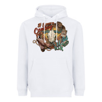 White Cowboy wild and free western Heavyweight Hoodie - HowdyJamesFarm
