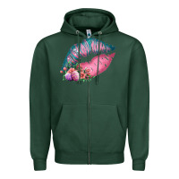 Sports Green Eared Turquoise Pink Easter Lips Zipper Hoodie - Bettercallsaul