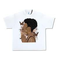 White black woman praying Urban Heavy Tee - MaliasSmallBusiness