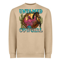 Mushroom untamed cowgirl Heavyweight Sweatshirt - NancyCooperArtShop