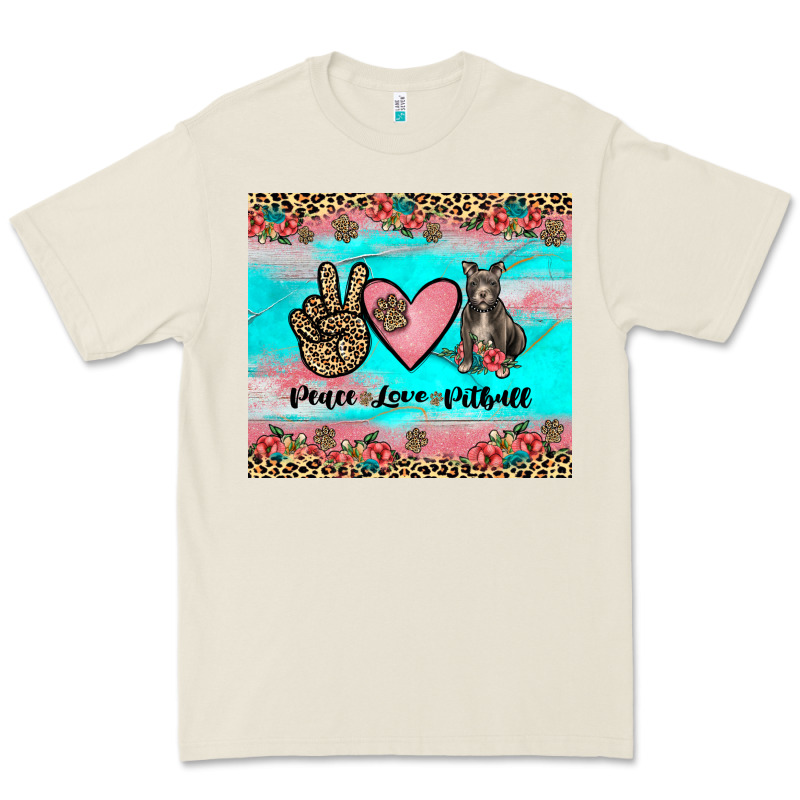 Peace Love Pitbull Premium Tee by JahusDesignShop | Teevron