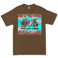 Cacao peace love pitbull Premium Tee - JahusDesignShop