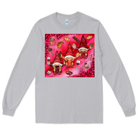 Moon Dust gnomies with food Long Sleeve Tee - NancyCooperArtShop
