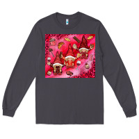 Smoke gnomies with food Long Sleeve Tee - NancyCooperArtShop