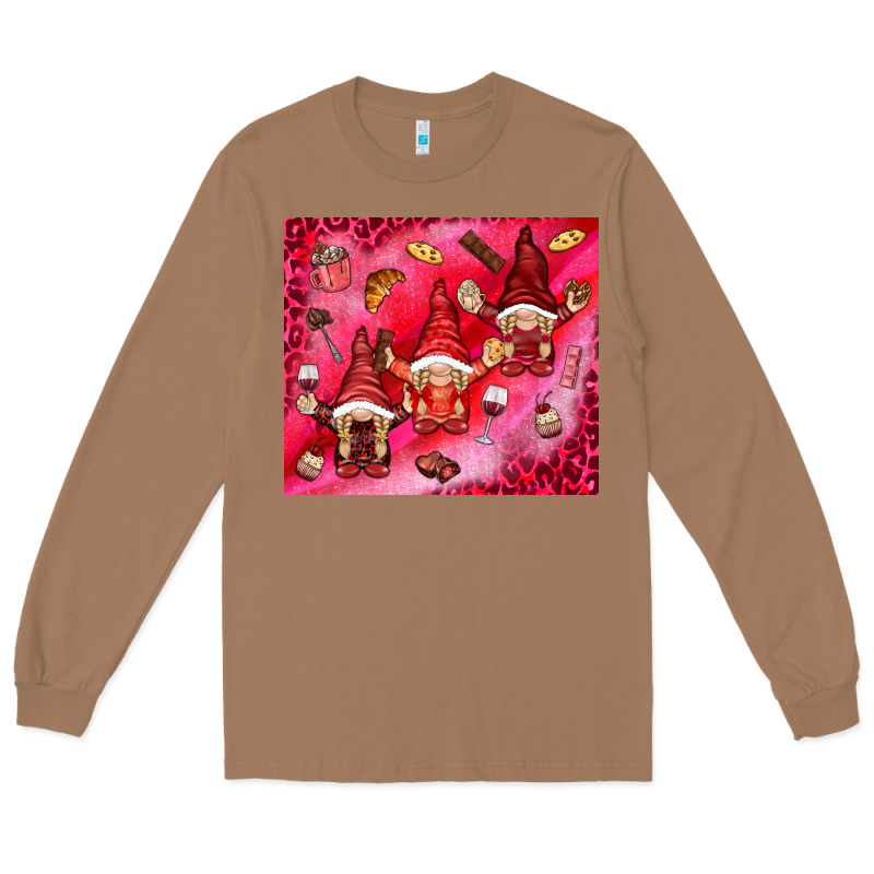 Gnomies With Food Long Sleeve Tee by NancyCooperArtShop | Teevron