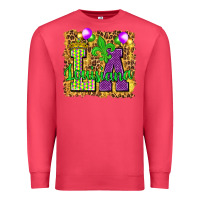 Cardinal Louisiana leopard with balloons Premium Sweatshirt - HowdyJamesFarm