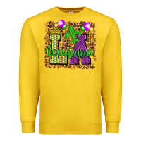 Lemon Louisiana leopard with balloons Premium Sweatshirt - HowdyJamesFarm