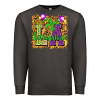 Smoke Louisiana leopard with balloons Premium Sweatshirt - HowdyJamesFarm
