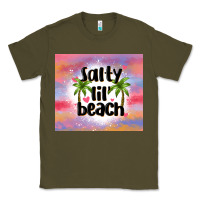 Army Green salty lil' beach Classic Tee - MaliasSmallBusiness
