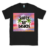 Black salty lil' beach Classic Tee - MaliasSmallBusiness