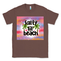 Chestnut salty lil' beach Classic Tee - MaliasSmallBusiness