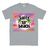 Heather Grey salty lil' beach Classic Tee - MaliasSmallBusiness