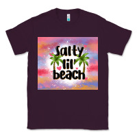 Plum salty lil' beach Classic Tee - MaliasSmallBusiness