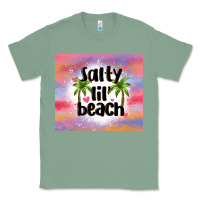 Sage salty lil' beach Classic Tee - MaliasSmallBusiness