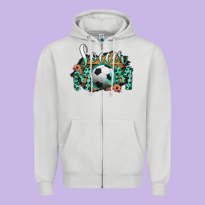 Soccer Mom Zipper Hoodie Designed By Bettercallsaul
