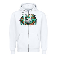 White Soccer Mom Zipper Hoodie - Bettercallsaul