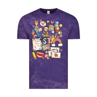 Cloud Purple can't talk right now doing speech therapy stuff Vintage Tee - MaliasSmallBusiness