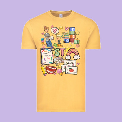 Can't Talk Right Now Doing Speech Therapy Stuff Vintage Tee Designed By Maliassmallbusiness