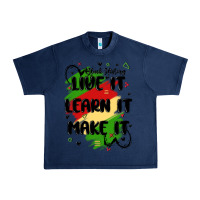 Navy 365 days Urban Heavy Tee - MaliasSmallBusiness